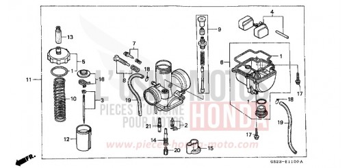 CARBURATEUR CR80RN de 1992